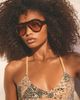 Elisa Johnson Elisa Johnson Val Aviator Sunglasses - 1