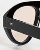 Elisa Johnson Elisa Johnson Val Sunglasses Gloss Black One - 5