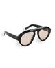 Elisa Johnson Elisa Johnson Val Sunglasses Gloss Black One - 6