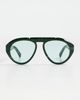 Elisa Johnson Elisa Johnson Val Sunglasses Green Tortoise One - 2