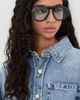 Elisa Johnson Elisa Johnson Val Sunglasses Green Tortoise One - 3
