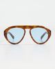 Elisa Johnson Elisa Johnson Val Sunglasses Light Brown Tortoise One - 2