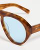 Elisa Johnson Elisa Johnson Val Sunglasses Light Brown Tortoise One - 5