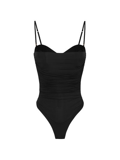 Elisabetta Franchi Women's Draped Jersey Bodysuit