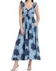 Elisamama Women's Ibukun Botanical-Print Cotton A-Line Midi-Dress - 3