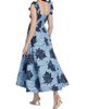 Elisamama Women's Ibukun Botanical-Print Cotton A-Line Midi-Dress - 5
