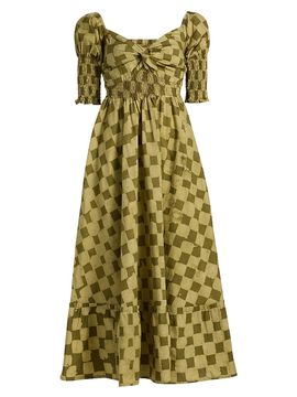 Elisamama Women's Siju Printed Midi-Dress