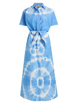 Elisamama Women's Toki Tie-Dye Midi-Shirtdress