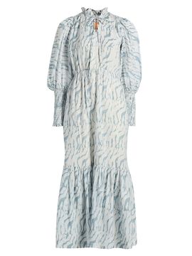 Elisamama Women's Tomori Printed Midi-Dress
