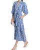Elisamama Women's Yosola Tie-Waist Geometric Print A-Line Midi-Dress - 2