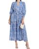 Elisamama Women's Yosola Tie-Waist Geometric Print A-Line Midi-Dress - 3