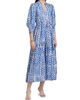 Elisamama Women's Yosola Tie-Waist Geometric Print A-Line Midi-Dress - 4