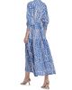 Elisamama Women's Yosola Tie-Waist Geometric Print A-Line Midi-Dress - 5