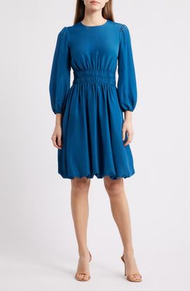 Eliza J - V Neck Fit and Flare Dress