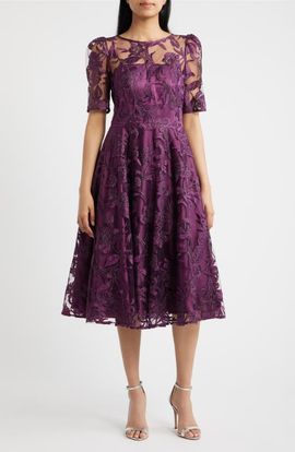 Eliza J Eliza J Beaded Cocktail Dress