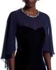 Eliza J Eliza J Embellished Neck Cape Mermaid Gown - 3