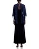 Eliza J Eliza J Embellished Neck Cape Mermaid Gown - 4