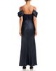 Eliza J Eliza J Floral Draped Sleeve Corset Gown - 3