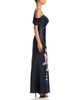 Eliza J Eliza J Floral Draped Sleeve Corset Gown - 4