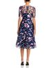 Eliza J Eliza J Floral Elbow Sleeve Short Dress - 4