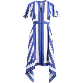 Eliza J - V Neck Fit and Flare Dress
