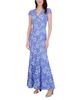 Eliza J Eliza J Illusion Neck Cap Sleeve Gown - 2