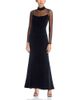 Eliza J Eliza J Mock Neck Illusion Gown - 1