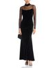 Eliza J Eliza J Mock Neck Illusion Gown - 2