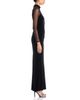 Eliza J Eliza J Mock Neck Illusion Gown - 5