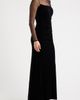 Eliza J Eliza J Mock Neck Long Sleeve Mixed Media Gown - 3