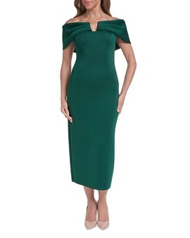 Eliza J Eliza J Off-the-Shoulder Fitted Dress