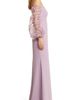 Eliza J Eliza J Off the Shoulder 3D Floral Sleeve Scuba Crepe Evening Dress - 3