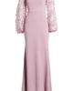 Eliza J Eliza J Off the Shoulder 3D Floral Sleeve Scuba Crepe Evening Dress - 5