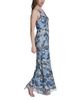 Eliza J Eliza J Printed V Neck Mermaid Gown - 2