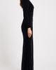 Eliza J Eliza J Rhinestone Detail Long Sleeve Velvet Gown - 3