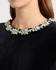Eliza J Eliza J Rhinestone Detail Long Sleeve Velvet Gown - 4