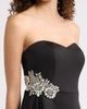 Eliza J Eliza J Rhinestone Ruffle Detail Sweetheart Strapless Gown - 5