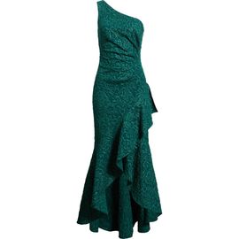 Eliza J Eliza J Ruffle Lace One-Shoulder Gown