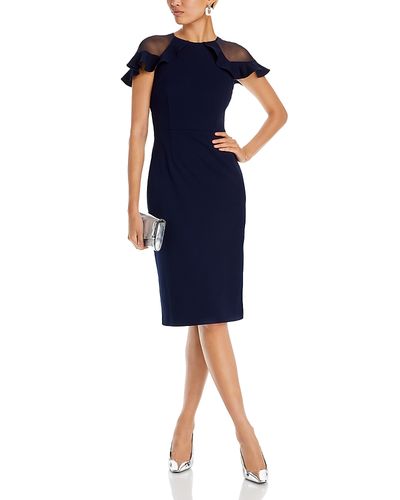 Eliza J Eliza J Ruffle Sleeve Cocktail Dress