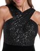 Eliza J Eliza J Sequin Embellished Velvet Mermaid Gown - 3