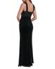 Eliza J Eliza J Sequin Embellished Velvet Mermaid Gown - 4