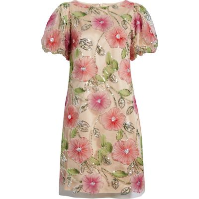 Eliza J Eliza J Sequin Floral Shift Dress