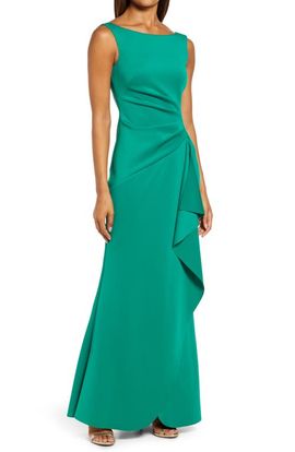 Eliza J Eliza J Sleeveless Side Tuck Gown