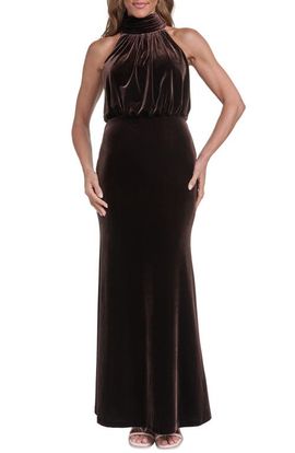 Eliza J Eliza J Sleeveless Velvet Gown