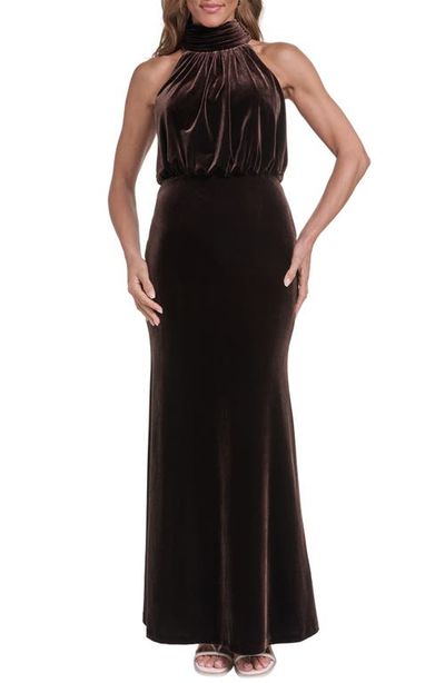Eliza J Eliza J Sleeveless Velvet Gown