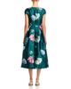 Eliza J Eliza J Square Neck Cap Sleeve Midi Dress - 4
