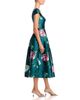 Eliza J Eliza J Square Neck Cap Sleeve Midi Dress - 5