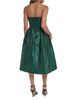 Eliza J Eliza J Textured Strapless Bustier Midi Dress - 2