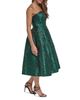 Eliza J Eliza J Textured Strapless Bustier Midi Dress - 3