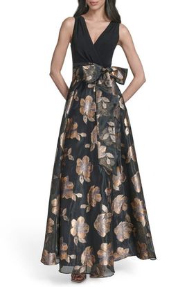 Eliza J Eliza J Tie Waist Gown